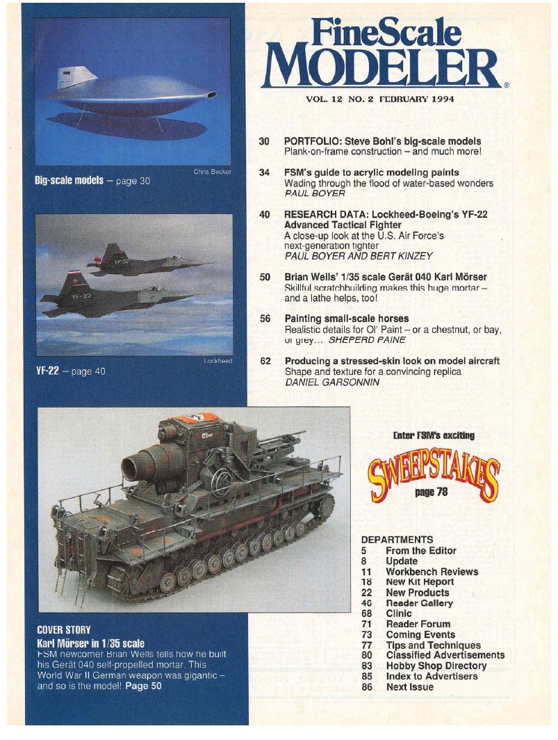 FineScale Modeler 1994-02 (Vol12-02)